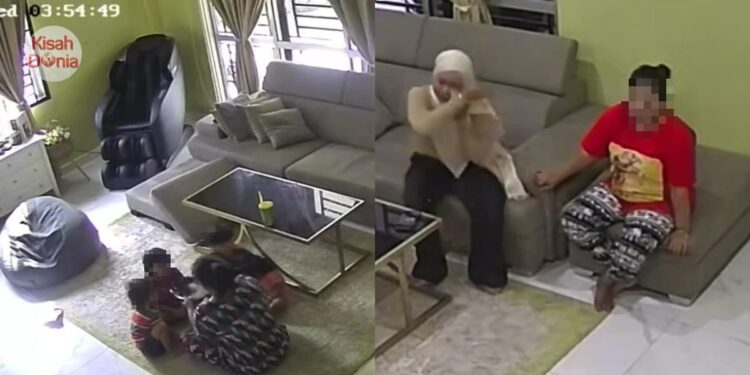 Genggam Rambut & Heret Masuk Tandas, Ibu Luluh Lihat Layanan Bibik Pada 4 Anak