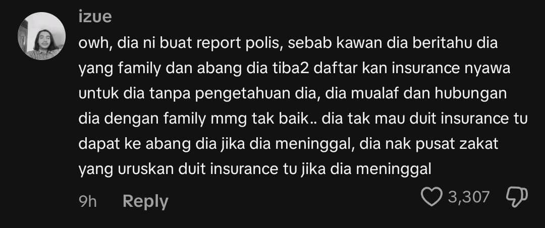 Lelaki Muallaf Gigil Dalam LRT, Dikejar Penjahat Upahan Abang Berkait Insurans