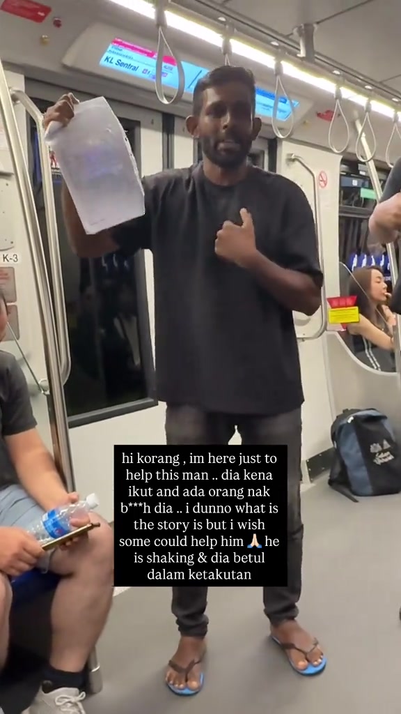 Lelaki Muallaf Gigil Dalam LRT, Dikejar Penjahat Upahan Abang Berkait Insurans