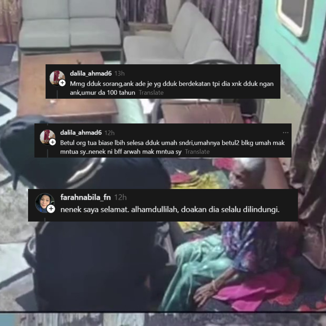 “Diamlah Nenek, Duduk Je Lah” Lelaki Tenang Rompak Warga Emas Tinggal Sendirian