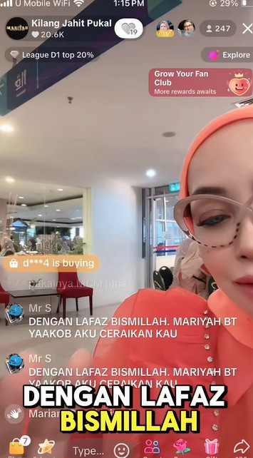 Makcik Kemboja Diceraikan Menerusi LIVE TikTok, Suami Tulis Lafaz Talak 5 Kali