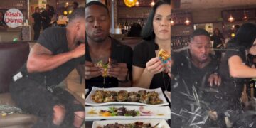 Influencer Sedang Review Makanan, Kereta SUV Tiba-Tiba Hentam Restoran Dari Tepi