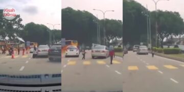 Disangka Kejar Anaknya, Pemuda Sanggup Lari Tinggal Motor Takut Disondol Lembu