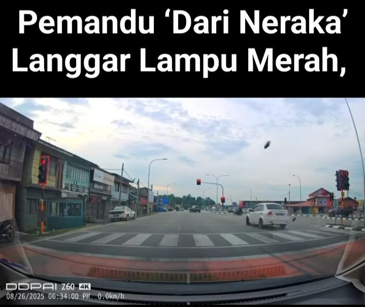 Kereta Berdesup Laju Di Lampu Merah, Pelajar SMKA ‘Tewas’ Sewaktu Balik Sekolah