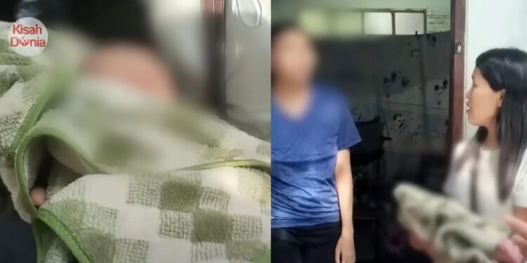 Budak 12 Tahun Lapor Polis Terjumpa Bayi Depan Rumah, Rupanya Dialah Ibu Kandung