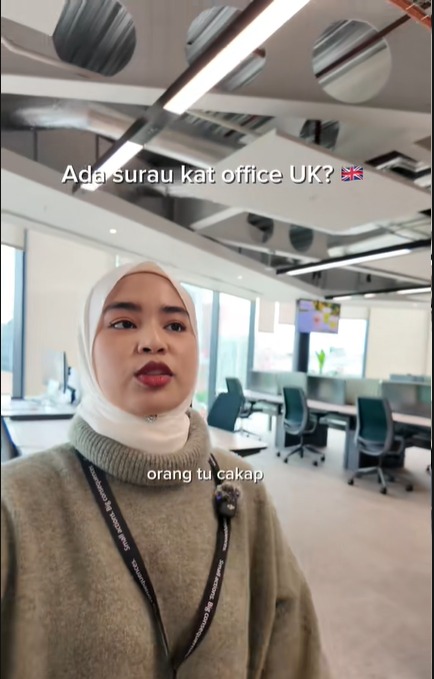 Pejabat Di UK Ada Surau? Wanita Kongsi Rasa Syukur, Ramai Kagum