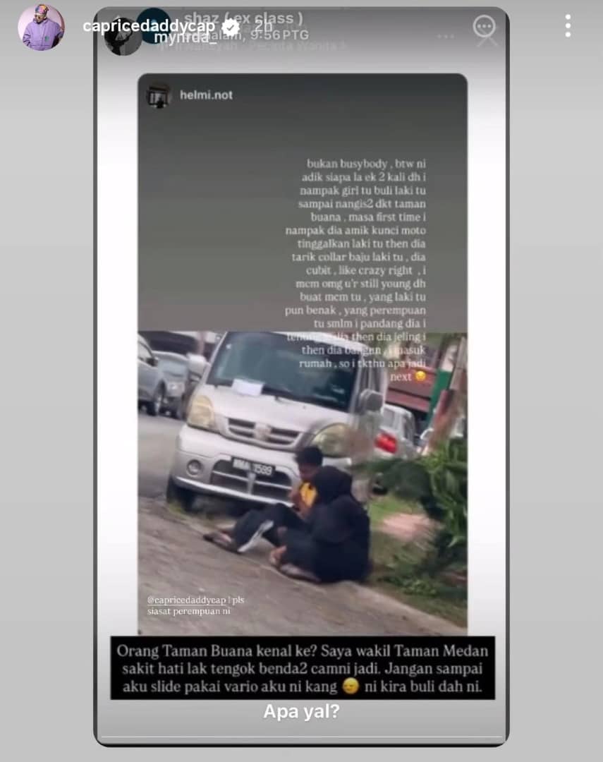 Pelajar Lelaki Form 5 Dianiaya Gadis Sebaya : Cubit, Pintal Jari, Cengkam Rambut