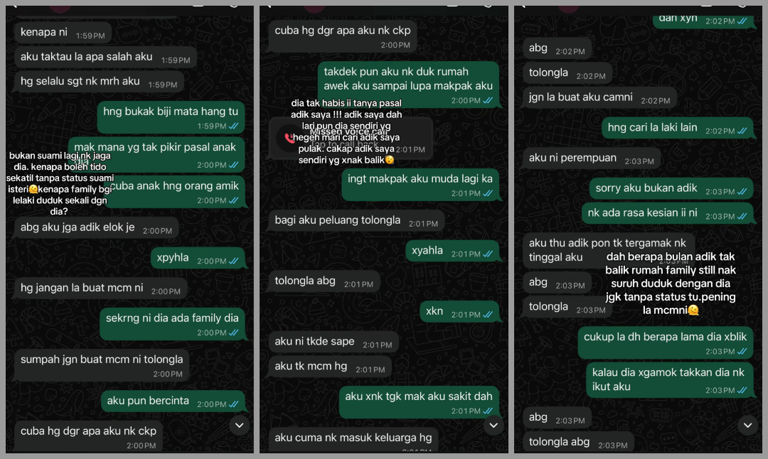 “Bukan Suami Nak Jaga, Kenapa Tidur Sekatil Tanpa Status Suami Isteri?” – Kembar