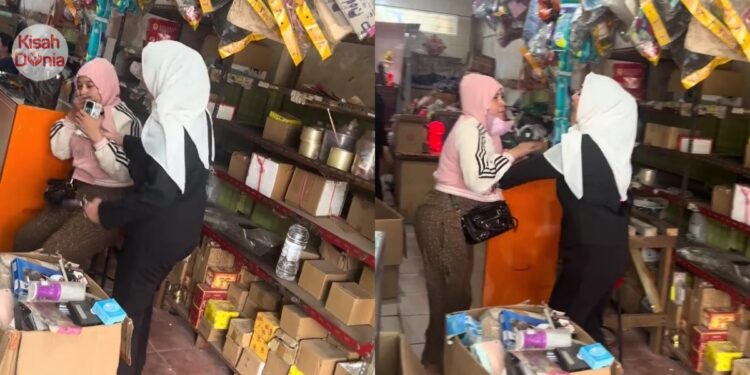 “Laki Kau Yang Nak Aku” – Isteri Polis Cekup Wanita Perampas & Heret Ke Balai