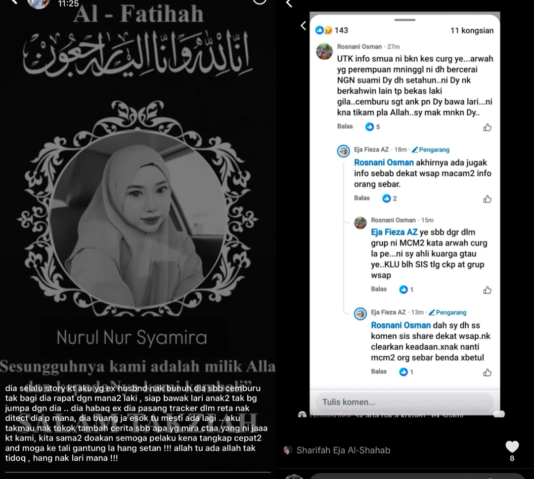 Syamira Sudah Setahun Bercerai & Bakal Berkahwin, Bekas Suami Cemburu – Keluarga