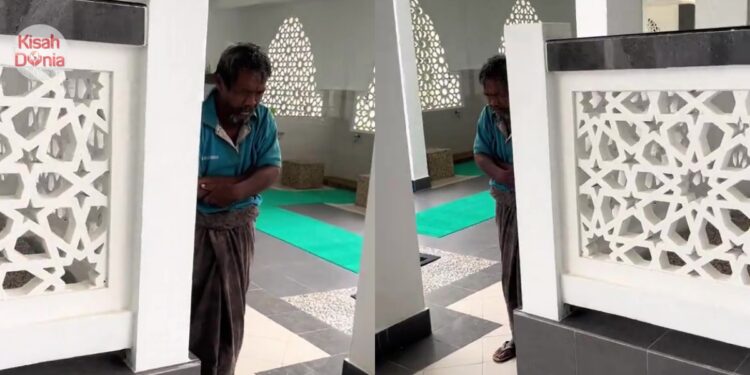 Tular Video Pakcik Solat Di Tempat Wuduk, Rupanya Dulu Imam Terkena Buatan Orang