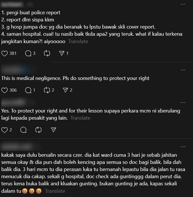 Bersalin Ogos, Ada Benda Putih Masa Kencing, Rupanya Gauze Tercicir Dalam Miss V