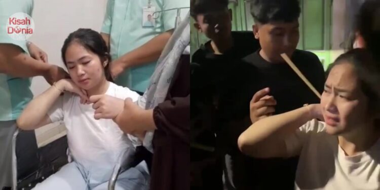 Mahu Ambil Garpu Di Kedai Makan, Wanita Cuak Anak Panah Sesat Terkena Leher
