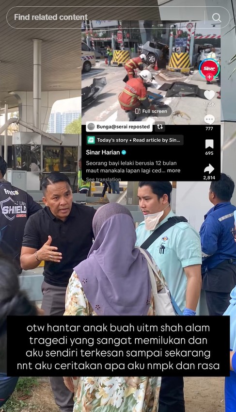 Lelaki Dedah Detik Hiba Maklumkan Pemergian Bayi 12 Bulan Pada Suami Isteri