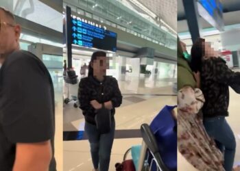 Bakal Jalani Rawatan Hamil, Isteri Tangkap Suami & Skandal Di Lapangan Terbang