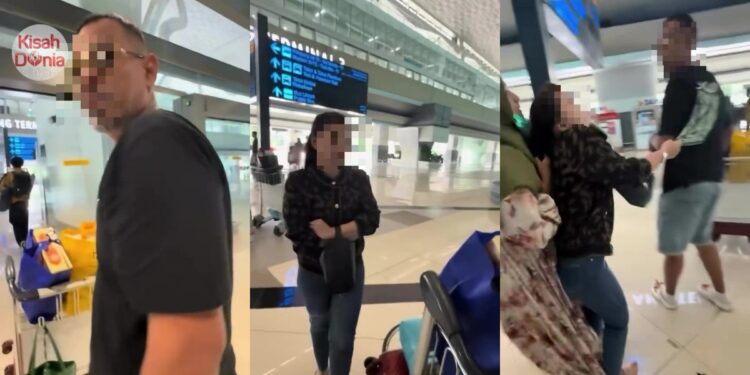 Bakal Jalani Rawatan Hamil, Isteri Tangkap Suami & Skandal Di Lapangan Terbang