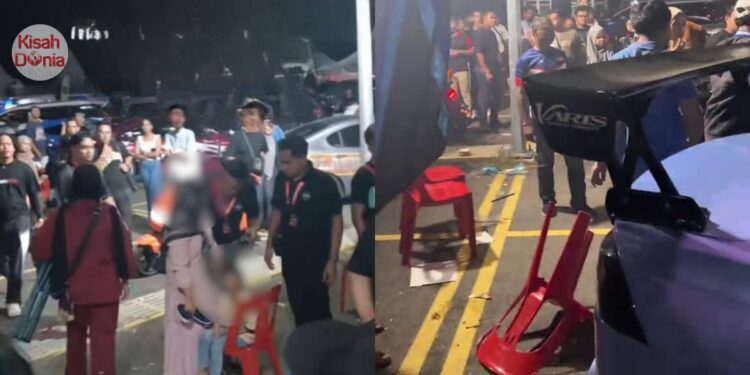 Wanita Bawa Anak Autisme Pergi Event Kereta, Baling Kerusi Kerana Ekzos Bising
