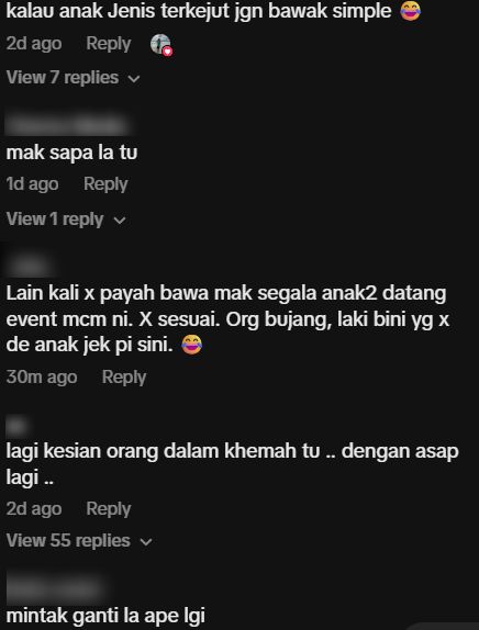 Wanita Bawa Anak Autisme Pergi Event Kereta, Baling Kerusi Kerana Ekzos Bising