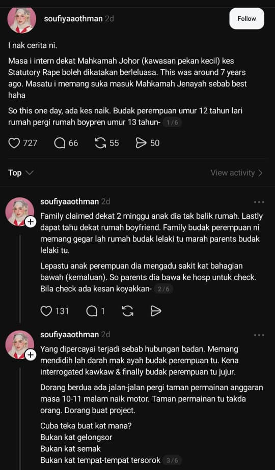 Budak Darjah 6 Lari Rumah Ikut Pakwe Tingkatan 1, ‘Projek’ Atas Seat Motosikal