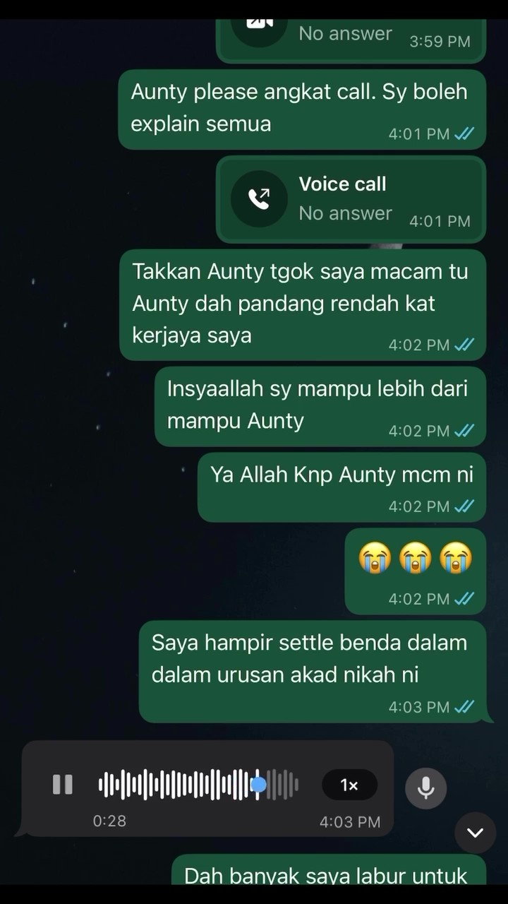Bakal Mentua Batal Nikah & Hina Peniaga Pasar Malam “Kerja Kau Takde Pencen”