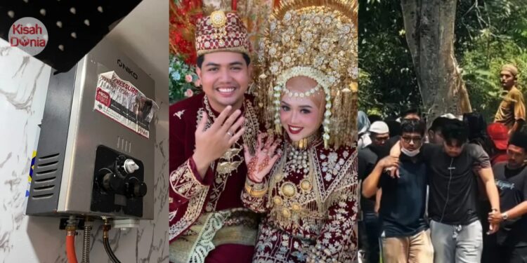 Keracunan Gas Monoksida Akibat Water Heater, Suami Kuatkan Diri Ke Kubur Isteri