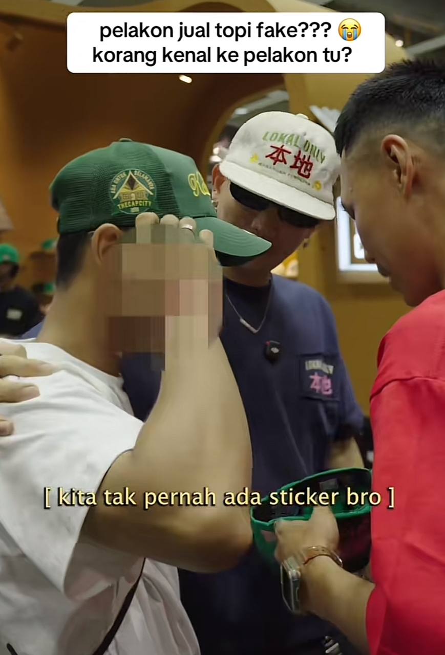 Beli Topi ‘Copy Ori’ RM100, Pemuda Kantoi Jumpa Pemilik Jenama