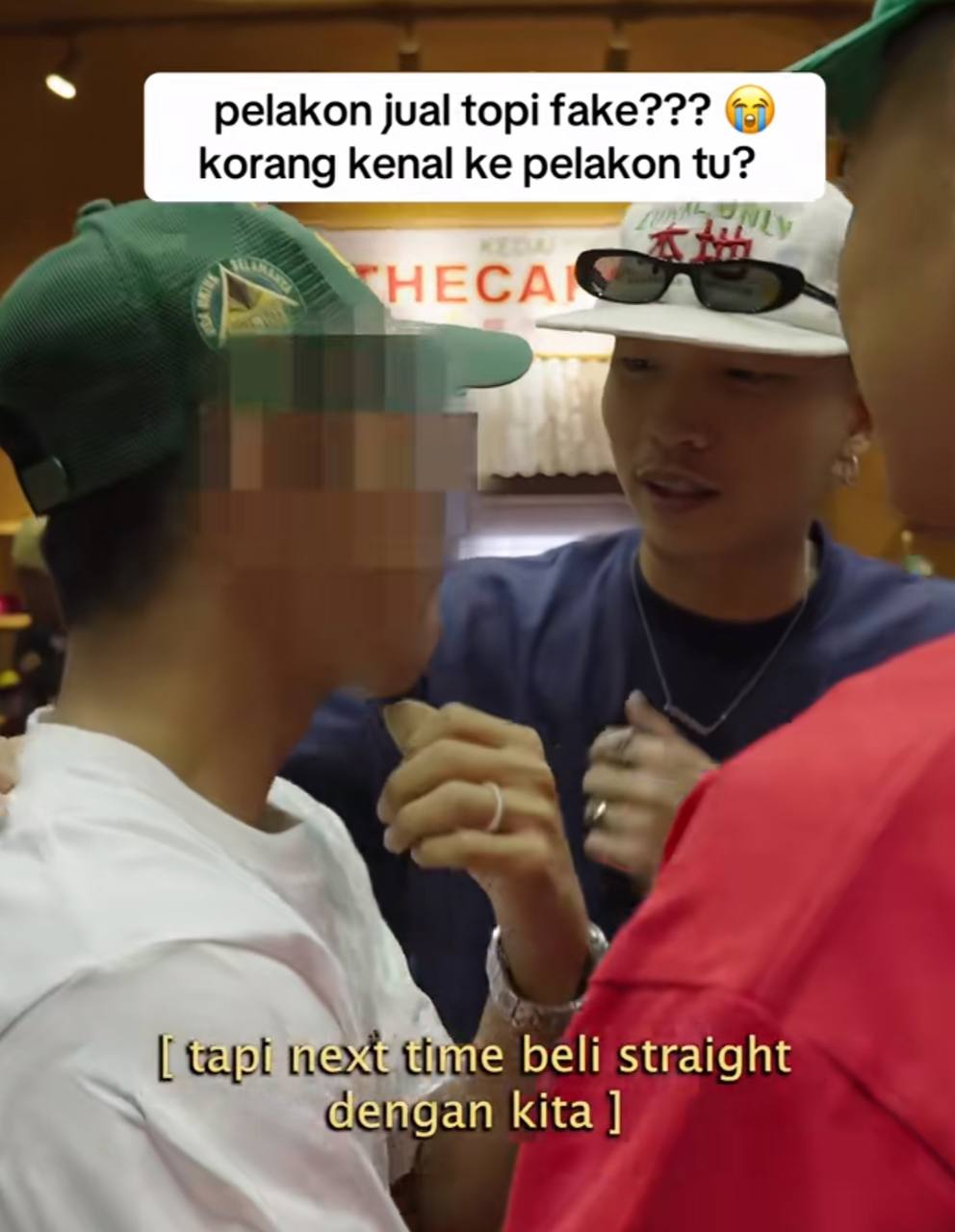 Beli Topi ‘Copy Ori’ RM100, Pemuda Kantoi Jumpa Pemilik Jenama