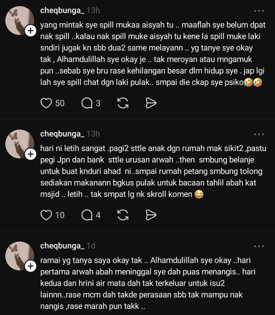 Baru Pemergian Bapa, Isteri Menggigil Terjumpa WhatsApp ‘Jelik’ Suami & Kenalan