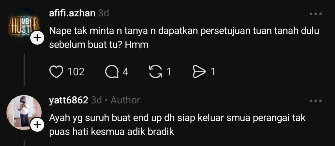 Suami Isteri Buat Rumah Atas Tanah Bapa, Dihalau Ekoran Kemelut Adik Beradik