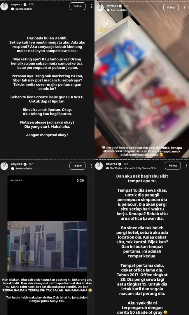 Usahawan Kosmetik Dedah Bekas Suami Sewa Pejabat Sebagai Lokasi Khas ‘Berprojek’