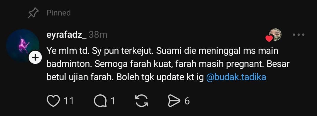 Sempat Tunai Umrah Berdua Saat Hamil, Farah Fakhira Diuji Dengan Pemergian Suami