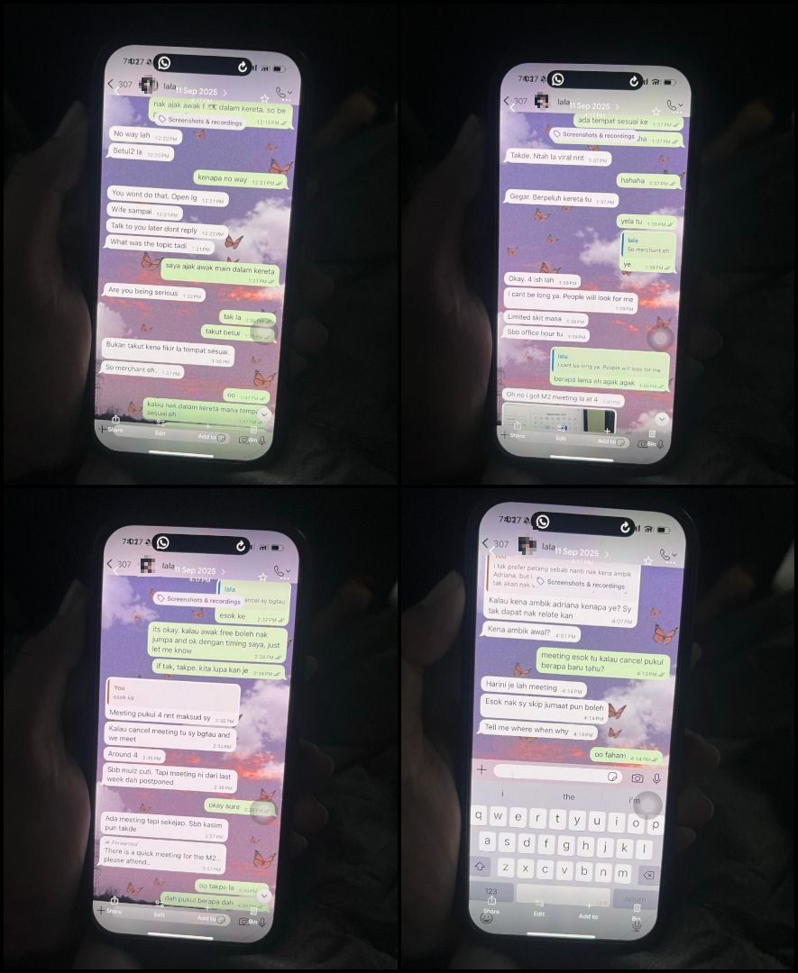 Isteri Save Contact Skandal Guna Nama Lala-“Saya Nak Ajak Awak Dalam Kereta”