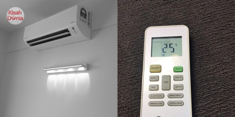 Isteri Terlupa Tutup Aircond, Suami Sorok Remote & Bawa Pergi Kerja Seminggu