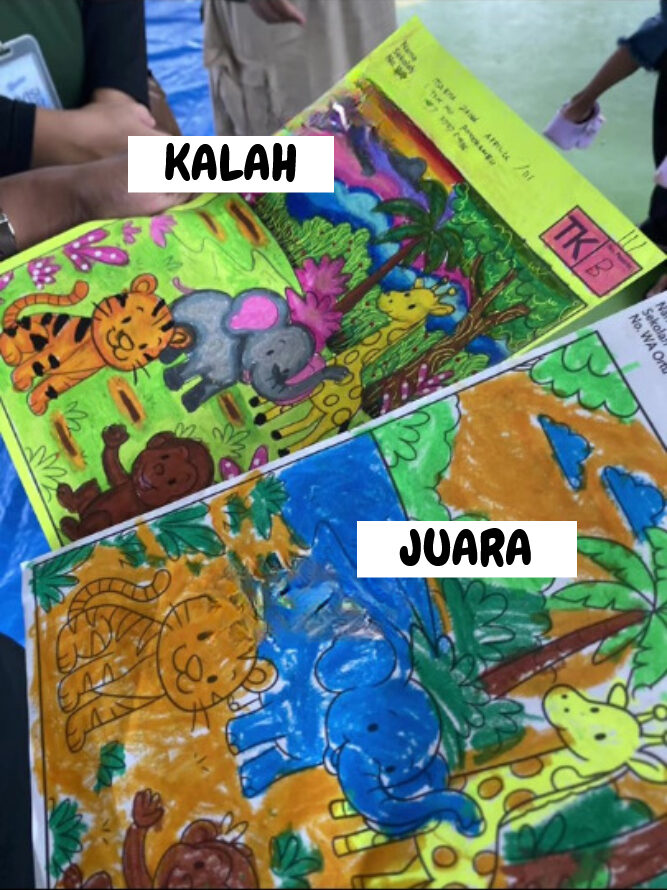 Anak Kalah Pertandingan Mewarna Kerana Hasil Cantik, Ibu Kesal Dituduh Membantu