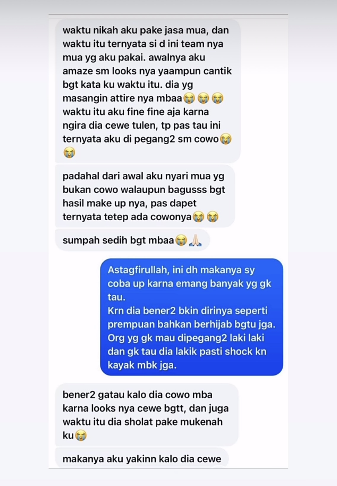 Pengantin Terkejut Lepas Tahu Jurusolek ‘Wanita’ Sebenarnya Lelaki