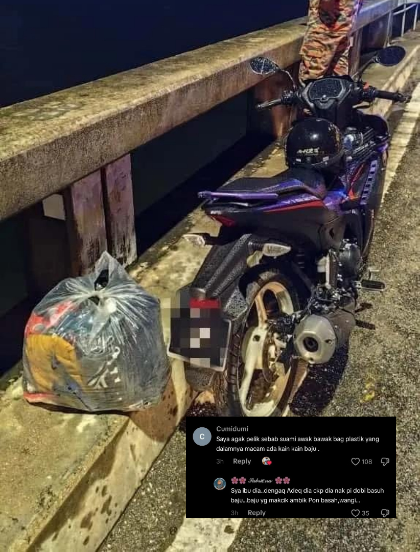 Suami Lompat Jambatan Pulau Pinang : Isteri Sedang Hamil 5 Bulan Zuriat Ketiga