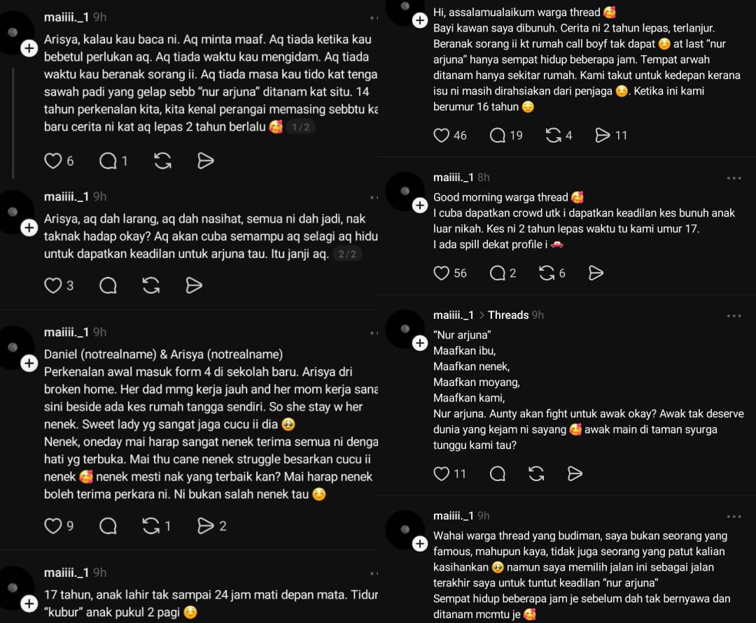 Pelajar Terlanjur, Bayi Luar Nikah Ditanam Di Sawah Padi 2 Bulan Sebelum SPM