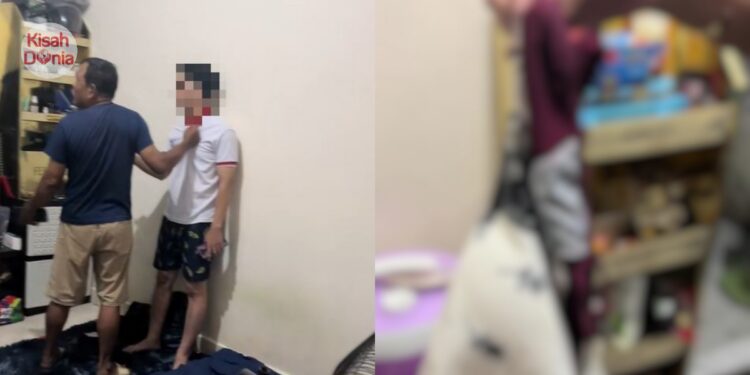 Tinggal Seluar Dalam Bergulung, Skandal Suami Panjat Dinding Sembunyi Di Loteng