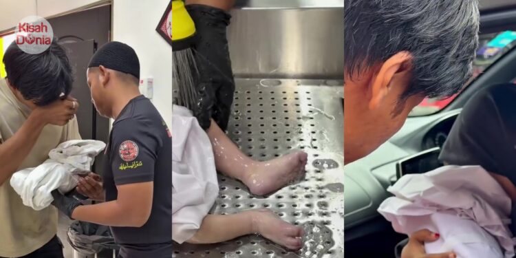 Isteri Bersalin Songsang Di Bilik Air Rumah, Kepala Bayi Tersangkut Terlalu Lama