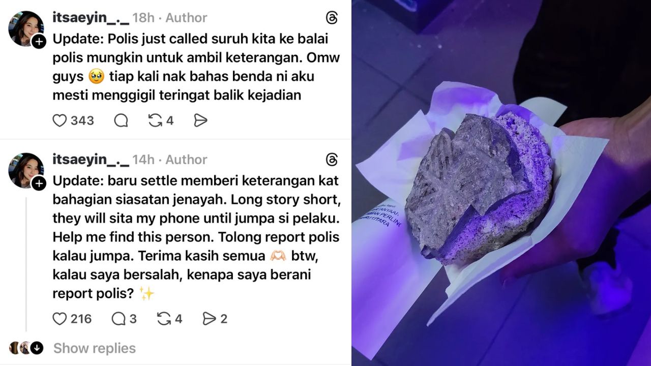 “Cermin Kereta Aku Pecah” – Penunggang Motorsikal Lempar Batu Besar