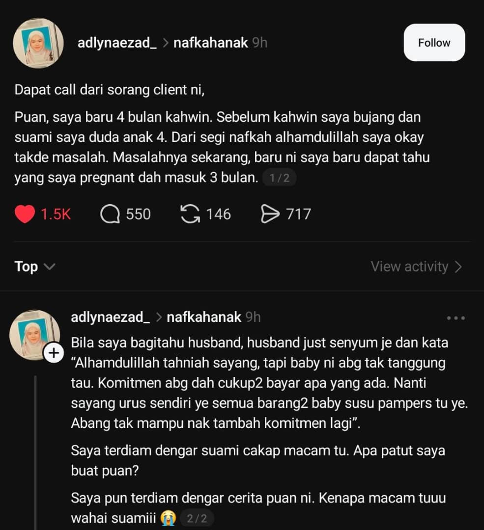 Nikahi Duda Anak 4, Isteri Disahkan Hamil Terkejut Suami Suruh Tanggung 100%