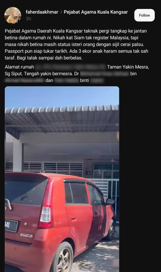 Doktor Gigi & Isteri Orang Bernikah Di Siam “3 Anak Luar Nikah, Talak Berbelas”