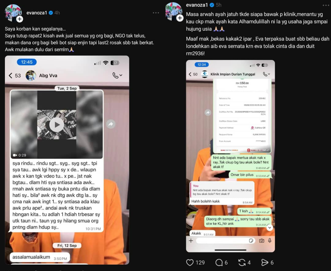 “Saya Tutup Rapat Kisah Awak, NGO Tak Telus, Makan Dana Orang Bagi” – Evanoza