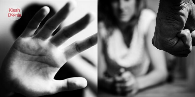 Abang Tunggu Luar, Guru Pura-Pura Buang Sampah Untuk Lari Dari Suami Kaki Bantai