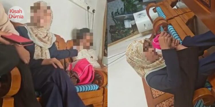 Isteri Nekad Bersemuka, Wanita Ke-3 Lantang Bercakap, Siap Sepit Kuku Kaki Anak