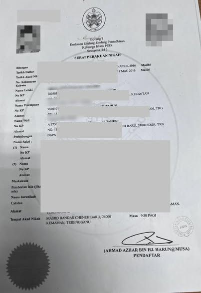 Isteri Nikah Lagi Di Songkhla : Siang Giliran Suami Johor, Malam Suami Kelantan