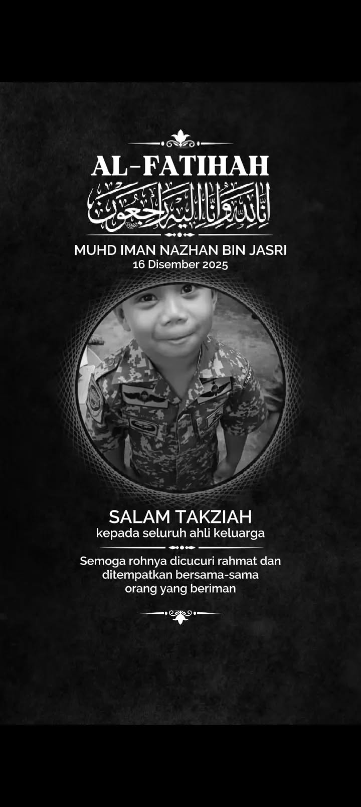 Terperosok Bawah MPV : Adik Iman Melintas Jalan Untuk Kejar Kakak Saat Bermain