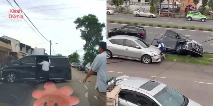 Alphard Masuk Longkang, Suami Dedahkan Hal Sebenar “Tak Boleh Tunggu 5 Saat Ke?”