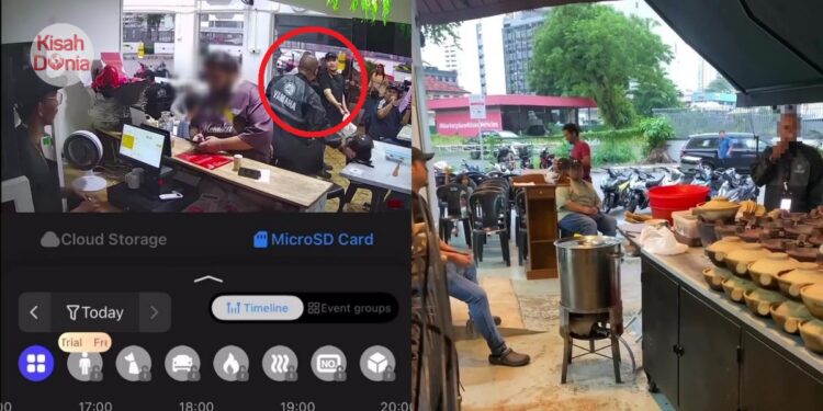 “Kau Halau Aku? Kurang Ajar!” Tuan Kedai Minta Pindah Meja, Food Rider Meradang