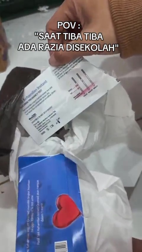 Buat Spotcheck Di Sekolah, Guru Terperanjat Temui ‘Pregnancy Test’ Hasil Positif